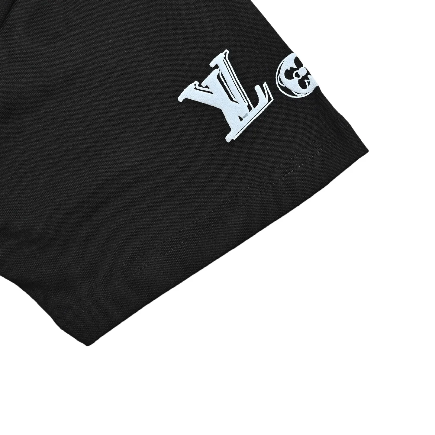 Louis Vuitton/Louis Vuitton ghosting multi-label printed short sleeves